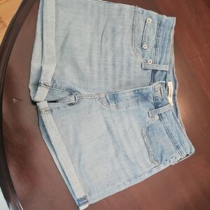 Levi's Light Blue Mid-Length Denim Shorts